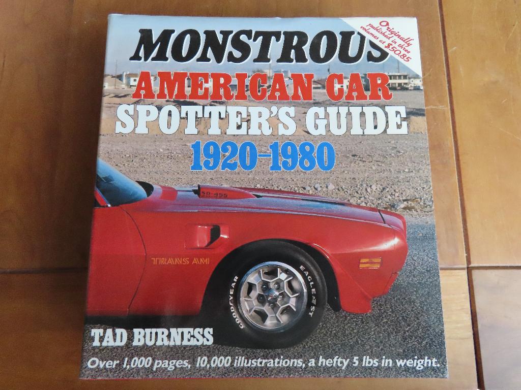 American Car Spotters Guide 1920-1980, 1074 blz, 1986, Ophalen of Verzenden, Zo goed als nieuw, Overige merken, Tad Burness