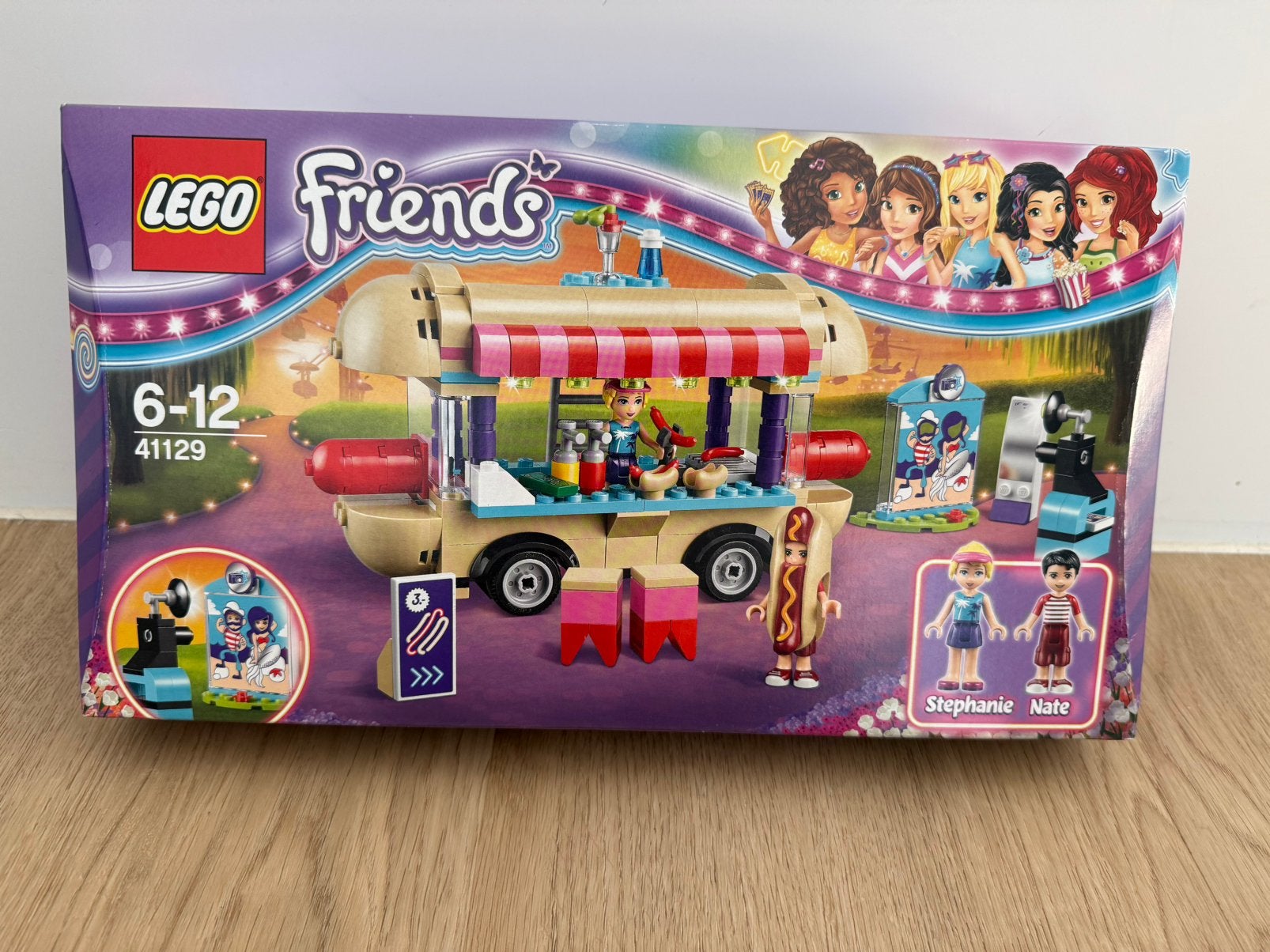Lego Friends 41129 - Pretpark hotdog - NIEUW EN ONGEOPEND, Lego, Nieuw, Friends, Ophalen of Verzenden