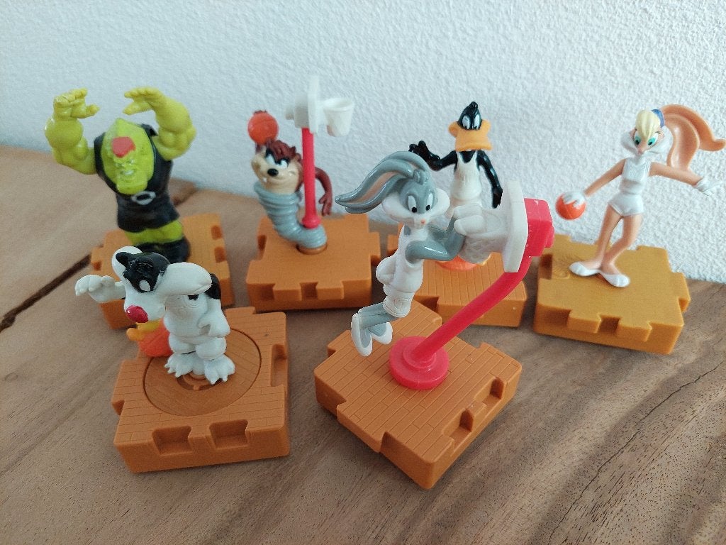 Vintage McDonalds Happy Meal: Looney Tunes Space Jam!, Gebruikt, McDonalds, McDonalds, McDonalds