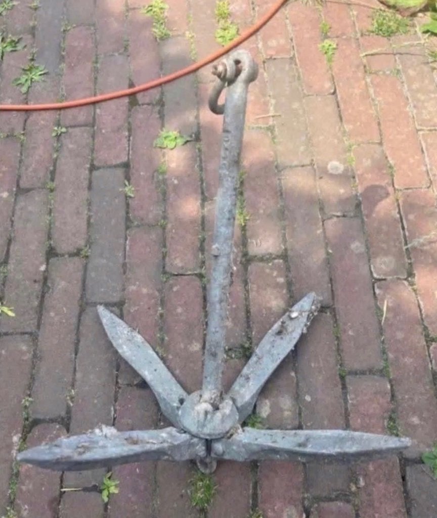 Nr 3. Vouwanker paraplu-anker klapanker 3.5 kilo, Ophalen, Zo goed als nieuw, Overige typen
