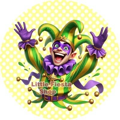 lf15 ouwel joker nar 20x4,7cm eetbare cupcake rondjes vers, Ophalen of Verzenden, Nieuw, Cupcakes, Versiering