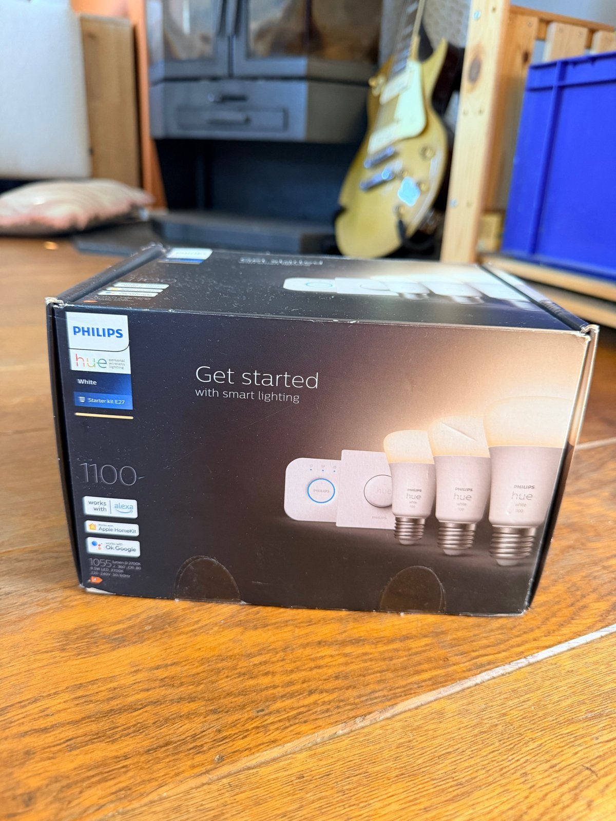 Philips Hue White Starter Kit E27 - Smart verlichting, Ophalen, Wit, Kunststof, E27 (groot)