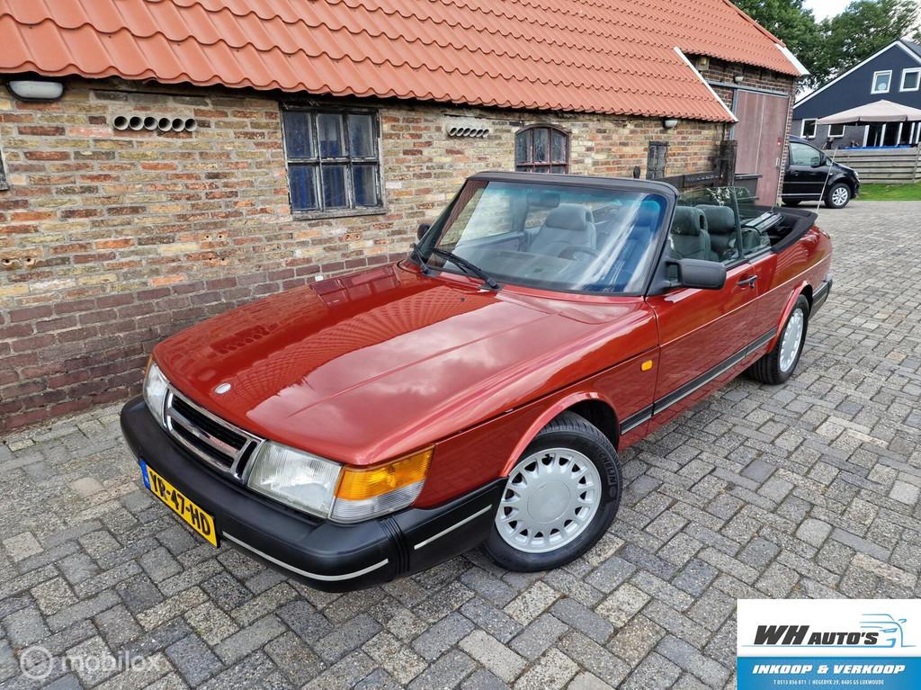 Saab 900 Cabrio 2.0i-16 Super Nette Staat! apk 14-07-2027, Voorwielaandrijving, Gebruikt, 4 cilinders, Cabriolet