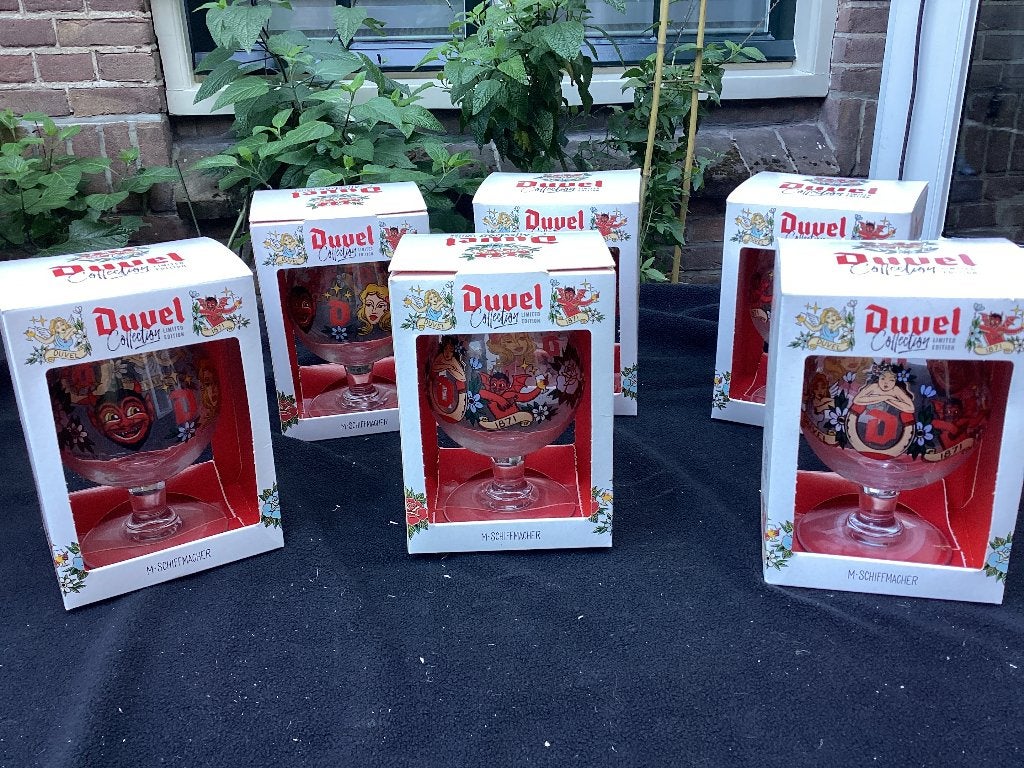 Bierglazen, Ophalen of Verzenden, Nieuw, Glas of Glazen, Duvel