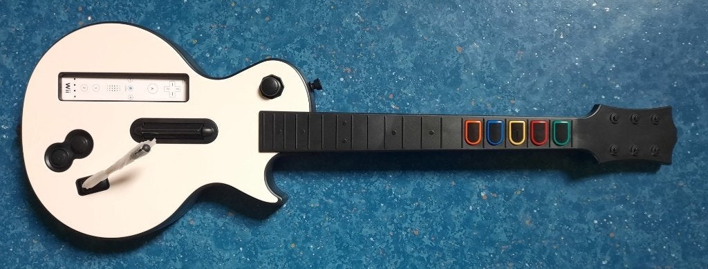 Wireless Guitar Controller (Les Paul Model) - Nintendo Wii, Ophalen, Zo goed als nieuw, Wii, Overige typen