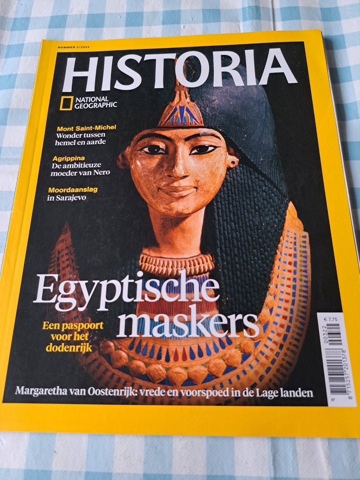 National Geographic Historia - Egyptische maskers, Boeken, Ophalen of Verzenden, Zo goed als nieuw, Overige typen
