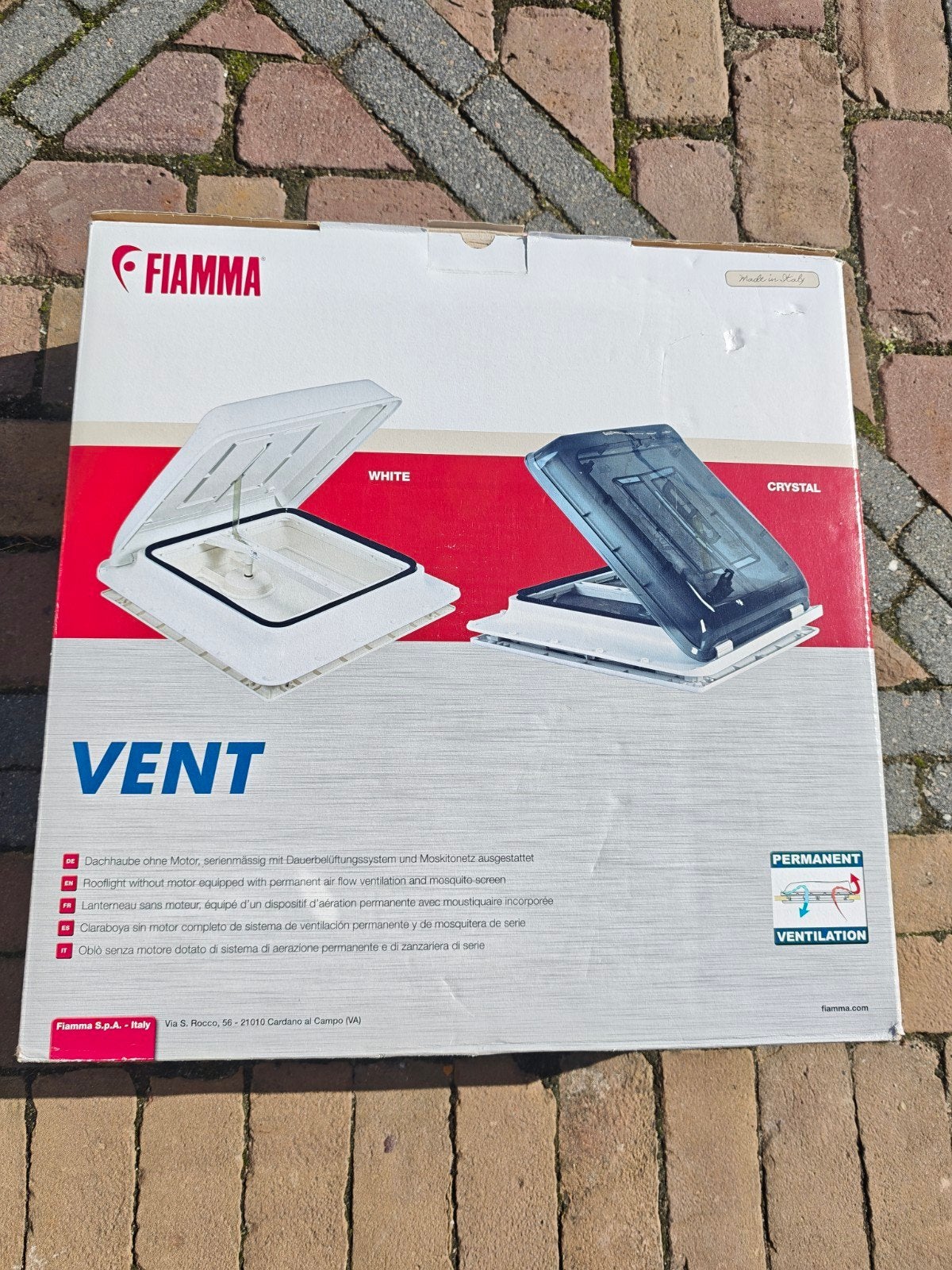 Nieuwe Fiamma Vent dakluik 40x40 camper caravan – in doos, Caravans en Kamperen, Ophalen of Verzenden, Nieuw