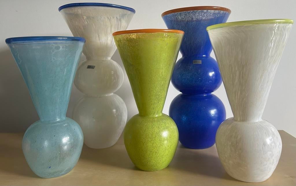 Collectie A. Gray JEMA GLASBRUK Boda Sweden glas vazen, Verzenden