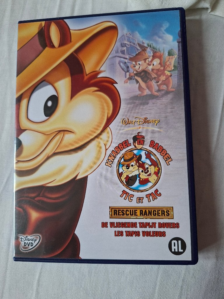 Disney DVD Knabbel en Babbel, Verzamelen, Disney, Ophalen of Verzenden, Overige figuren, Zo goed als nieuw, Overige typen