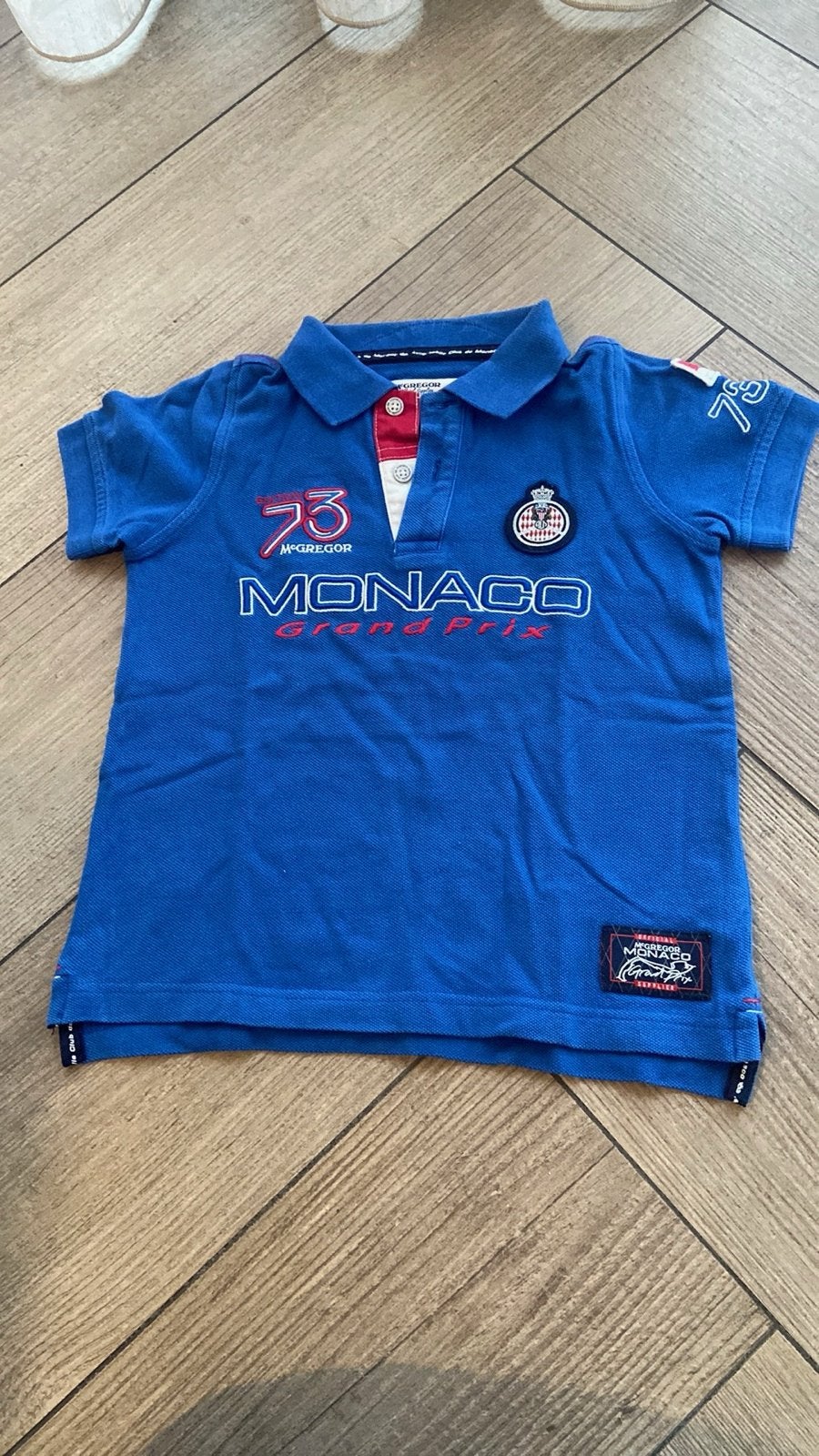 McGregor Monaco Grand Prix Polo Shirt Maat 116, Kinderen en Baby's, Kinderkleding | Maat 116, Ophalen of Verzenden, Zo goed als nieuw
