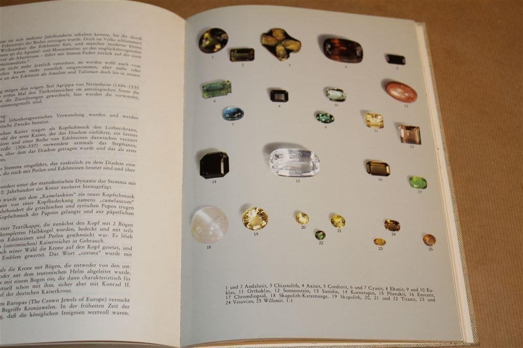 Boek. Uit de wereld van edelstenen., Ophalen of Verzenden, Fossiel
