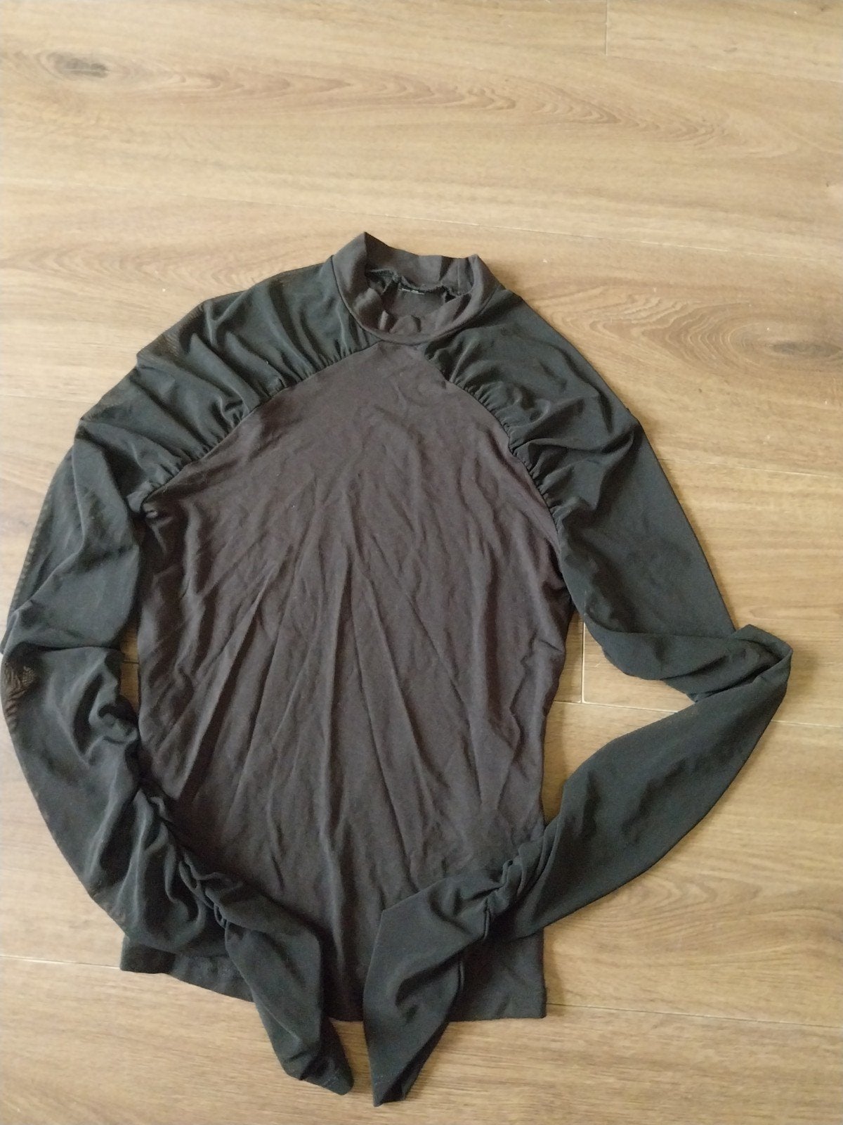 Zwart Shirt Shein, mt XS, Zwart, Ophalen of Verzenden, Zo goed als nieuw, Maat 34 (XS) of kleiner
