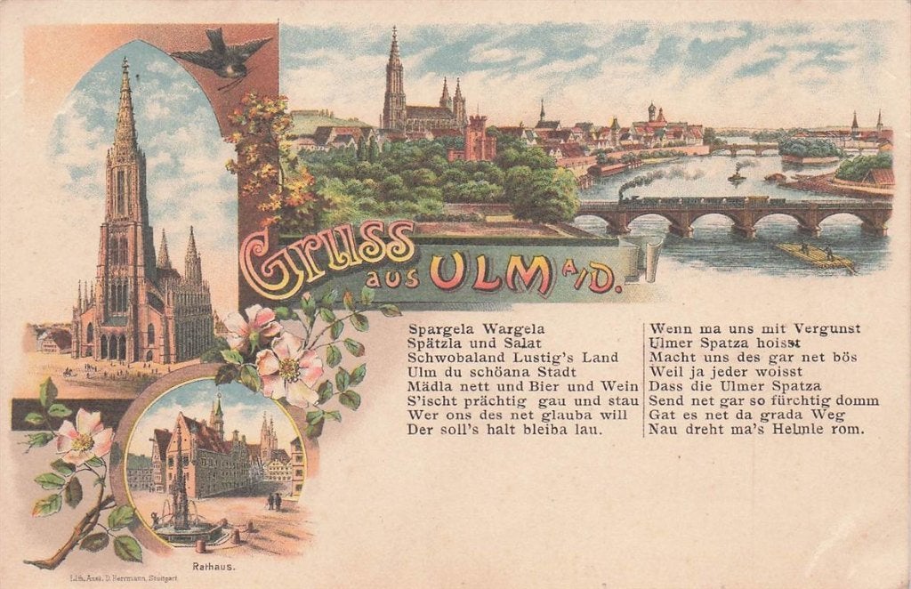 702-369-013 Ulm, Verzenden, Voor 1920, Duitsland