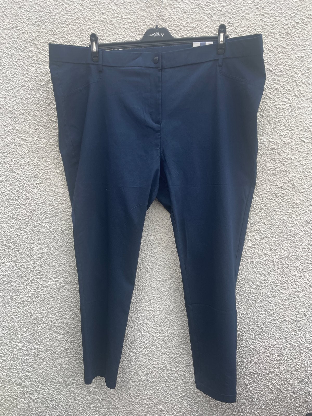 Donkerblauwe broek maat 56 - Nieuw met label, Blauw, Maat 46/48 (XL) of groter, Nieuw, Ophalen of Verzenden