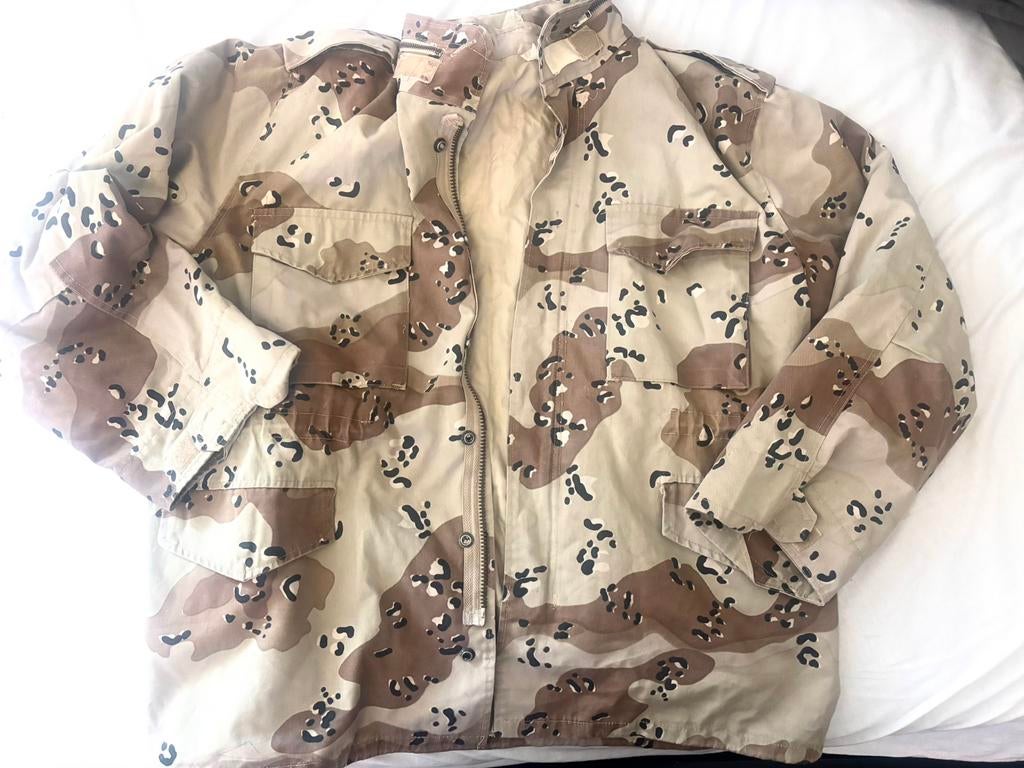 6 kleuren choco camo m65 fieldjacket, Ophalen of Verzenden, Landmacht, Nederland, Kleding of Schoenen