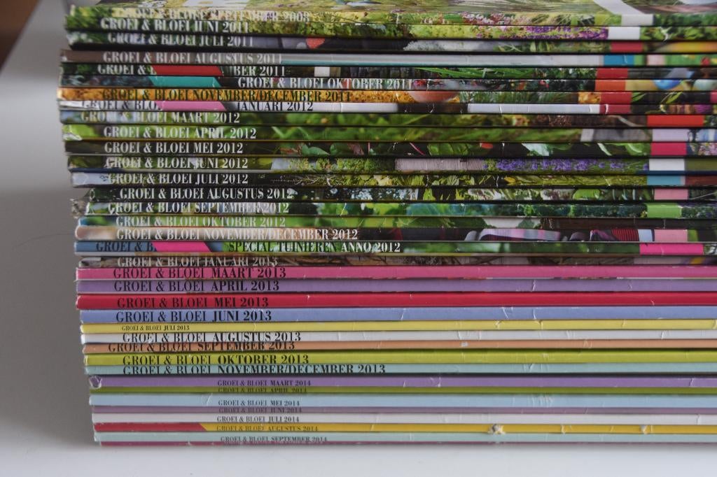 35 Groei & Bloei tijdschriften + 3 Specials tuinieren, Verzenden, Gelezen, Wetenschap en Natuur