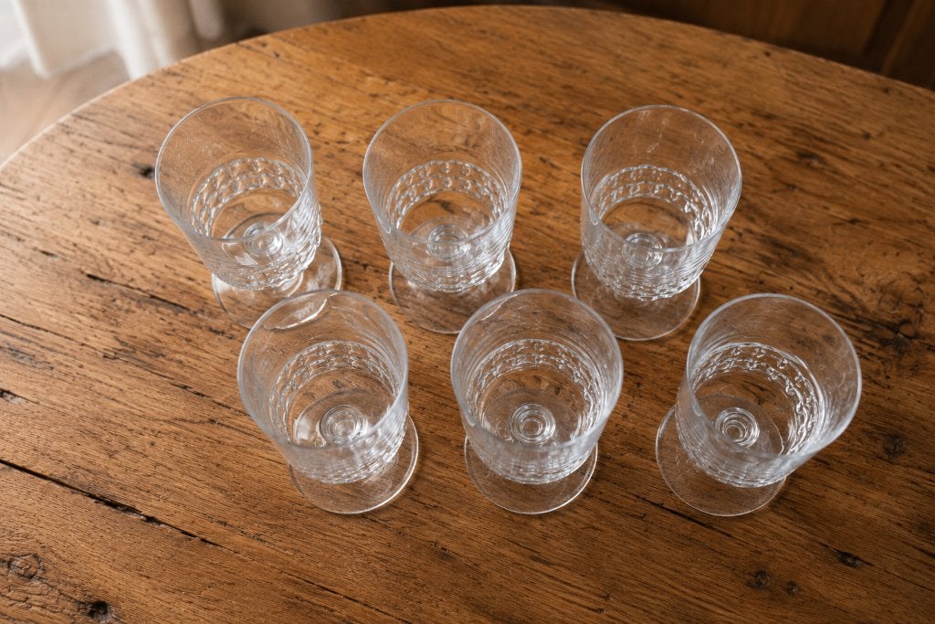 Luminarc Quadrille set van 6 wijnglazen, Ophalen of Verzenden