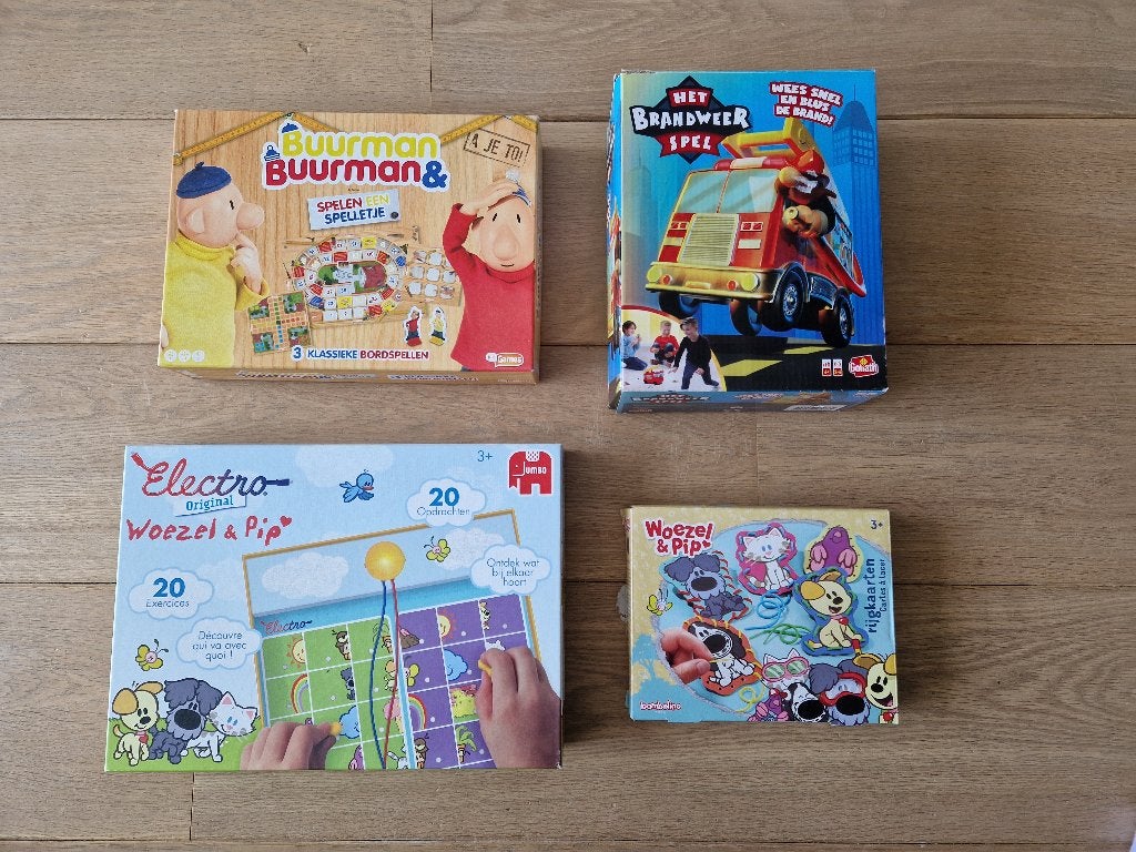 9 Spelletjes voor peuters en kleuters, Kinderen en Baby's, Speelgoed | Educatief en Creatief, Ophalen of Verzenden, Zo goed als nieuw