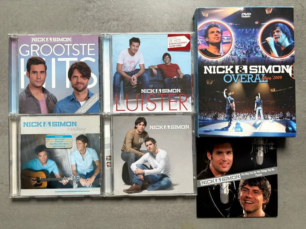 Nick & Simon 7x cd- Grootste Hits, Luister, Fier, Vandaag, Ophalen of Verzenden, Zo goed als nieuw, Pop