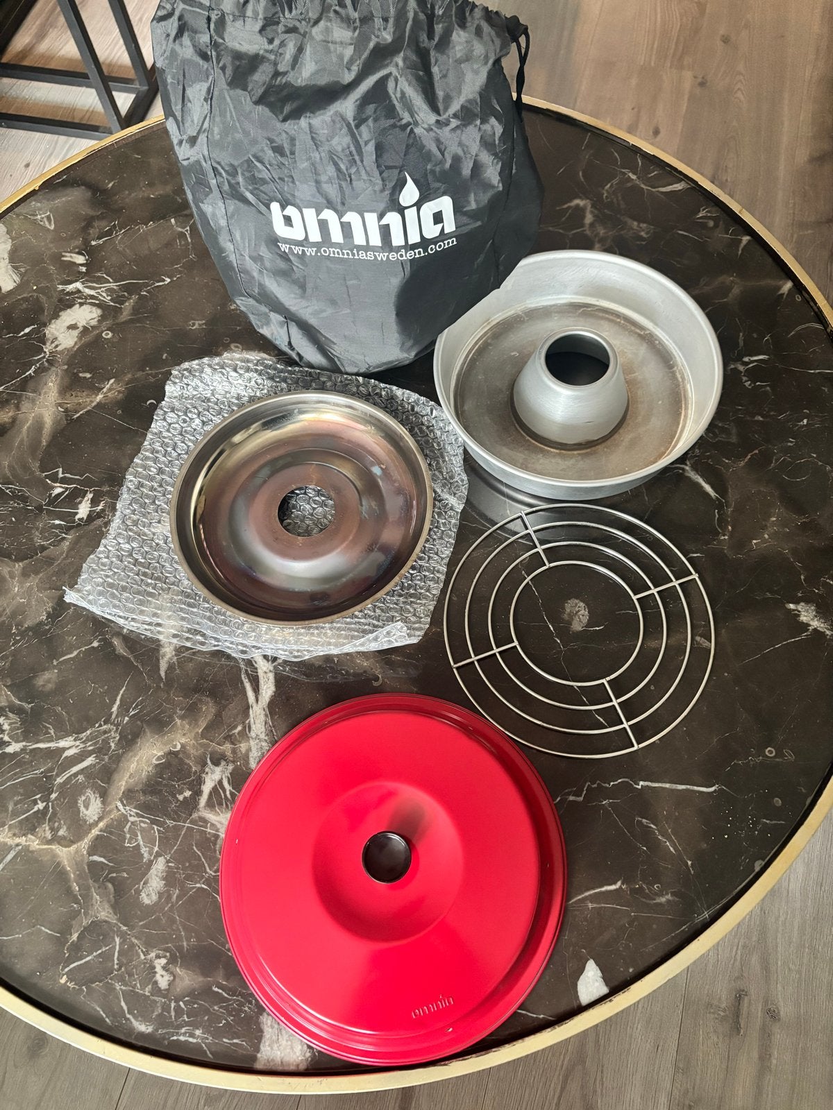 Omnia Camping Oven - Compacte en veelzijdige reisoven, Caravans en Kamperen, Ophalen of Verzenden, Gebruikt