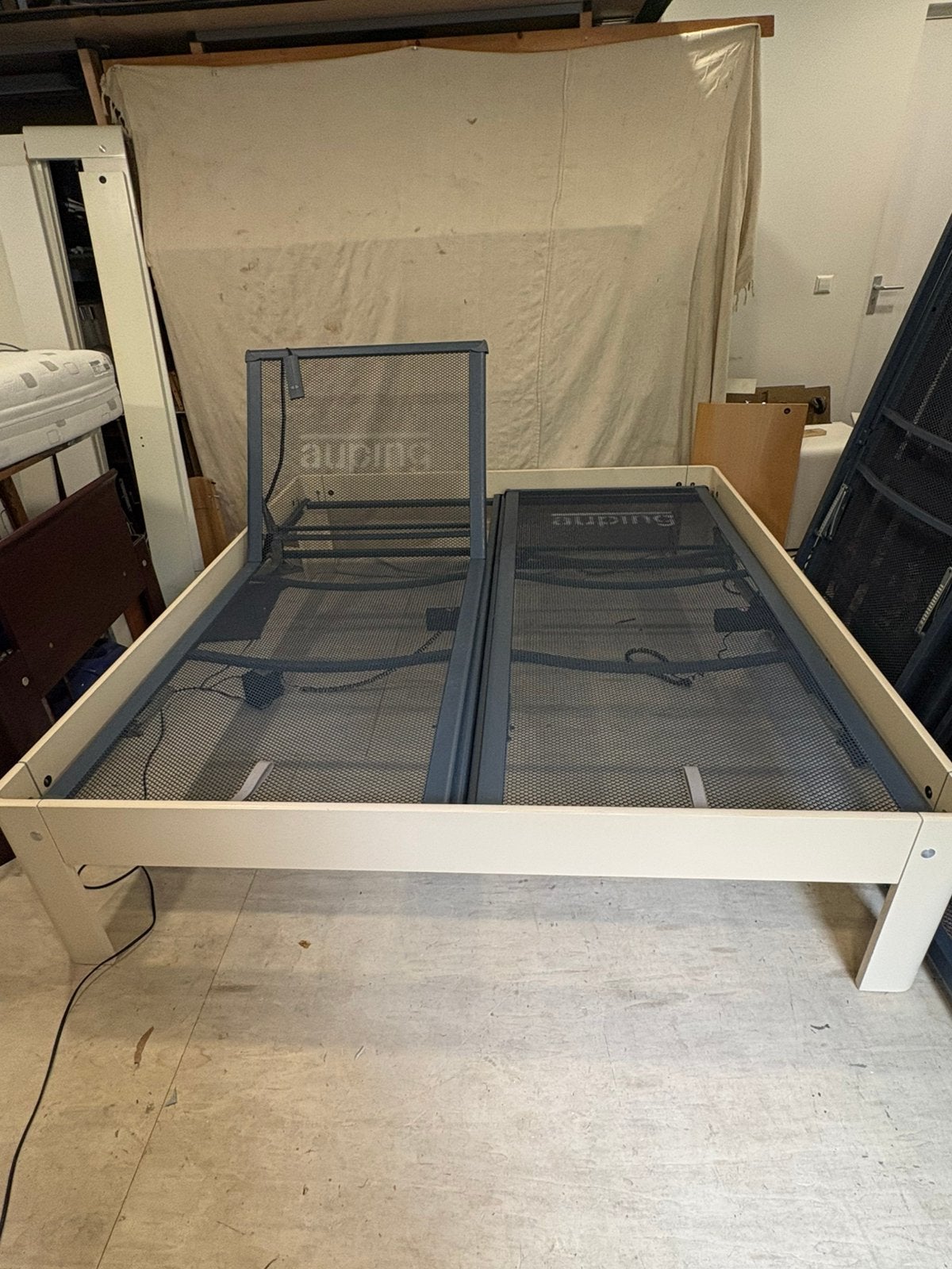 Te koop Senioren Auping 180x200met K2 spiralen  vanille, Ophalen, Huis en Inrichting