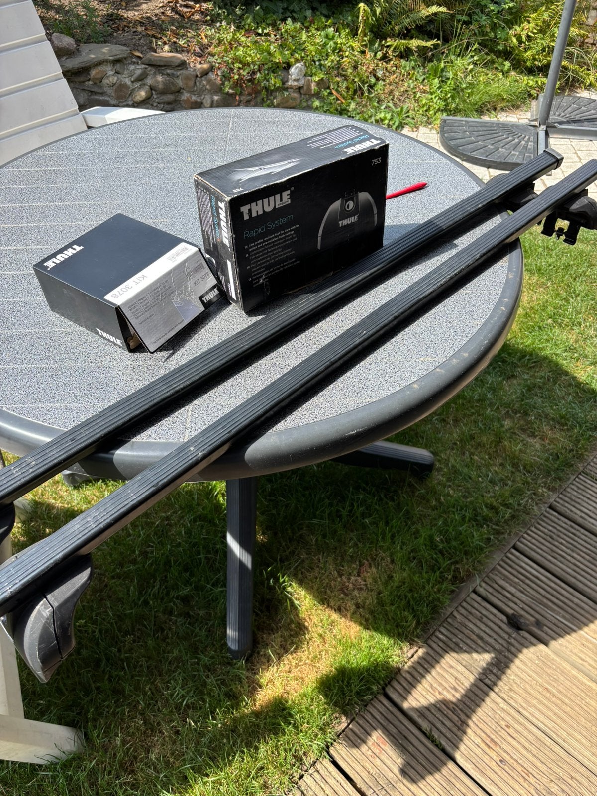 Thule dakdrager met een kit voor de de Renault, Ophalen, Zo goed als nieuw