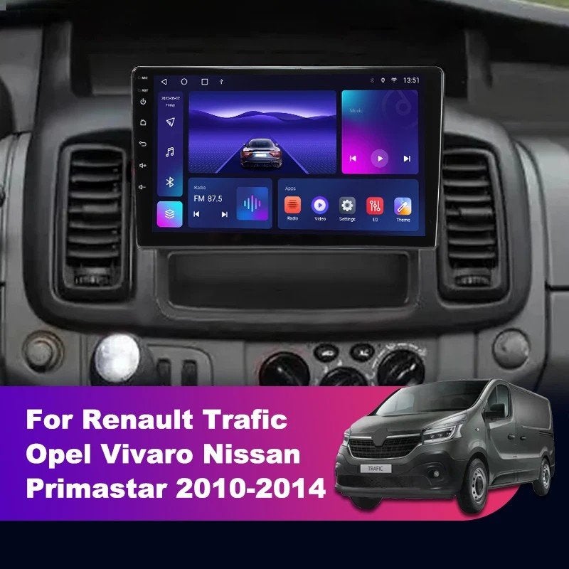 Auto radio Android Renault Trafic, Opel Vivaro, Nissan, Ophalen of Verzenden, Nieuw
