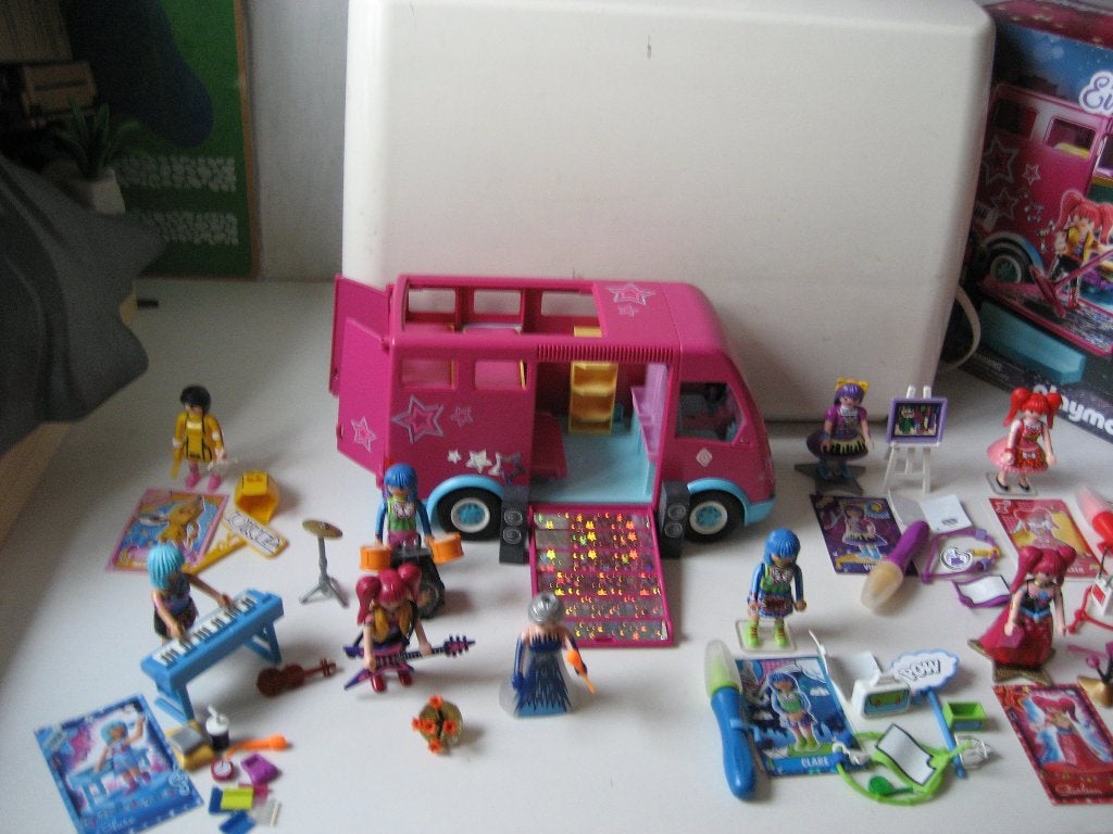 playmobil 70152 popgroep met bus everdreamerz, instrumenten, Ophalen of Verzenden, Zo goed als nieuw