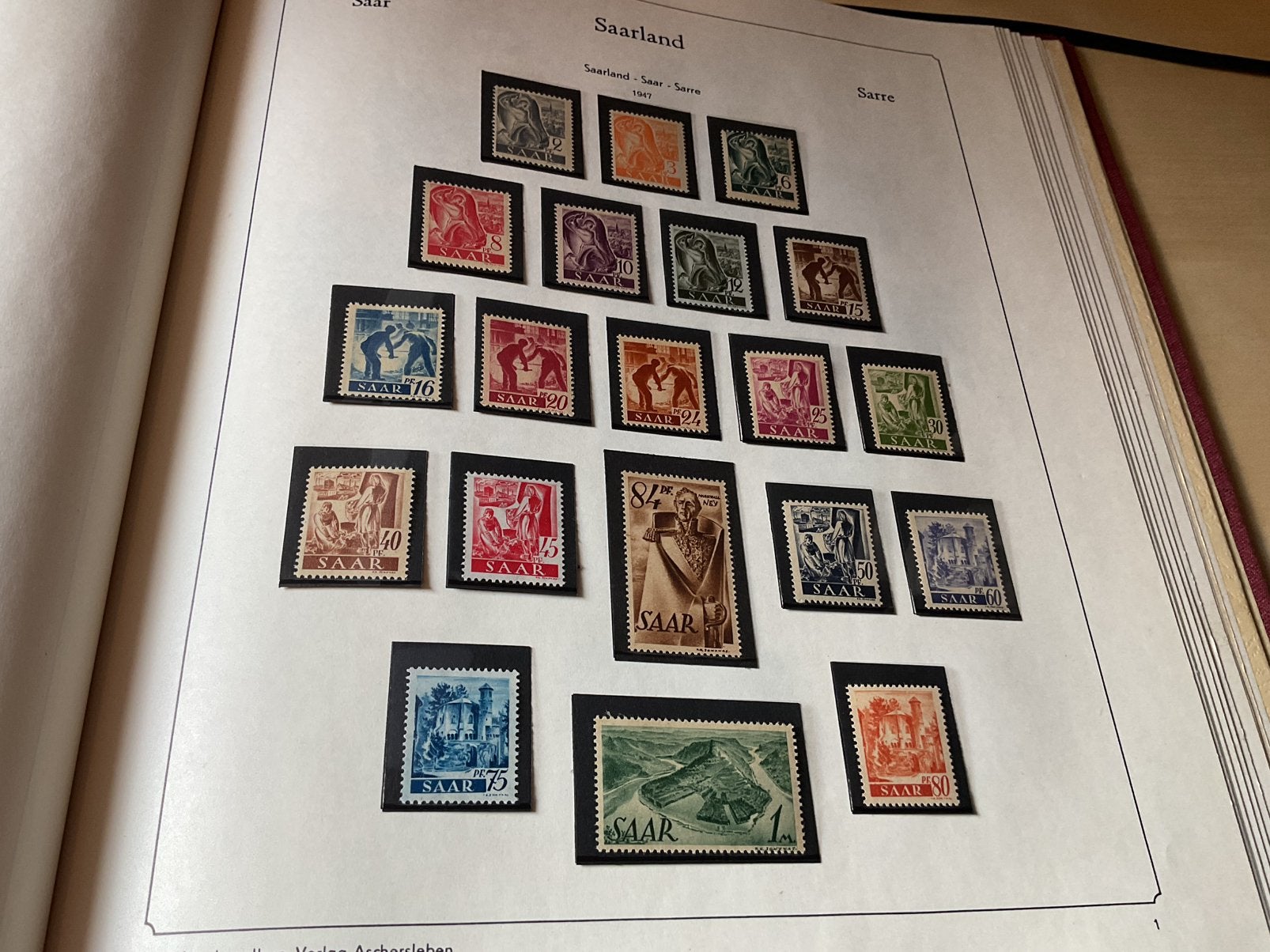Verzameling Duitsland Saar in album, Postzegels en Munten, Postzegels | Volle albums en Verzamelingen, Ophalen of Verzenden, Buitenland