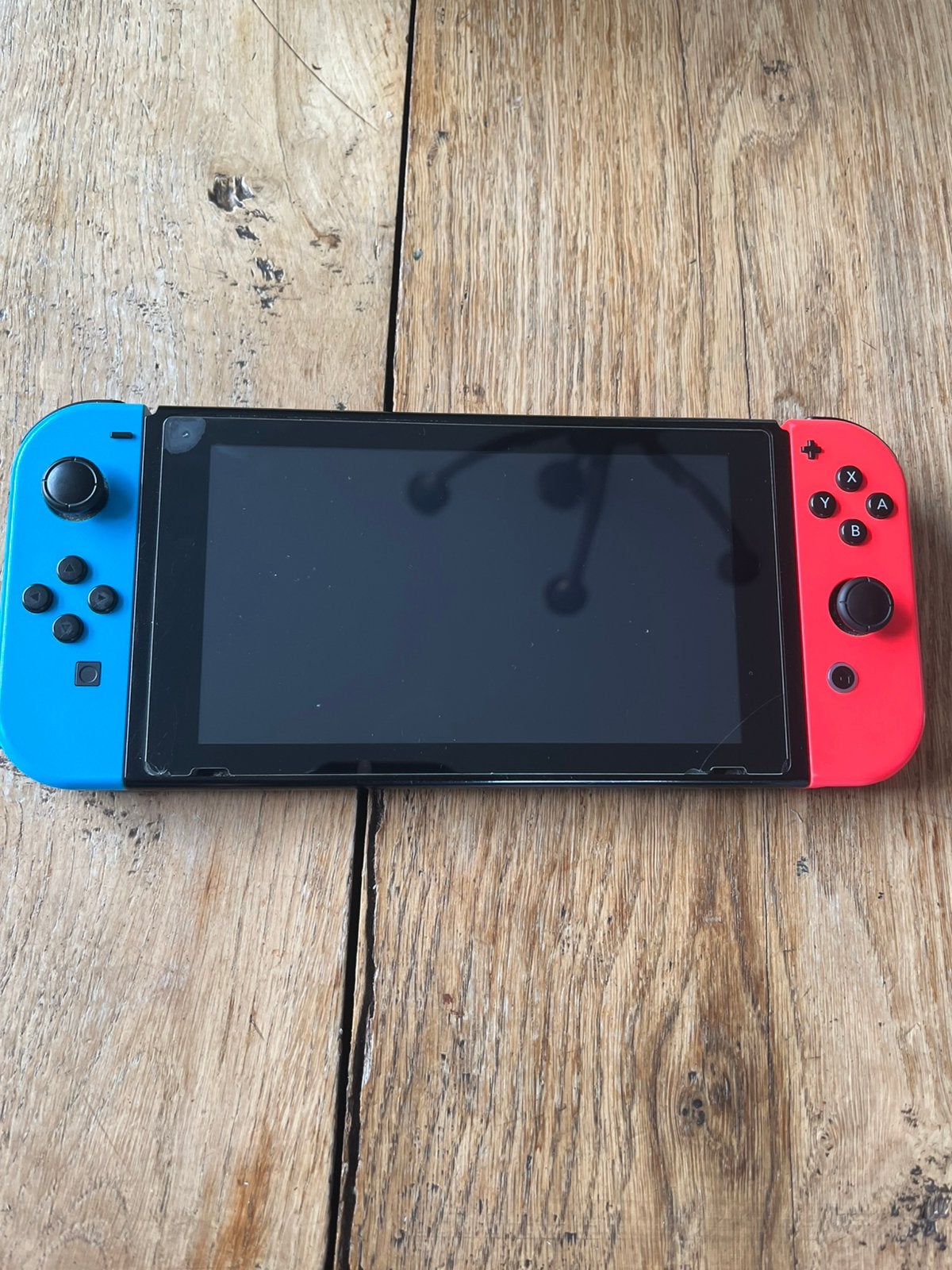 Nintendo Switch met hoesje, laadstation & 128 GB kaart, Verzenden, Gebruikt, Switch Original