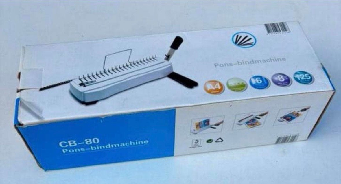 Pons-Bindmachine CB-80|Bindmachine|binder, Diversen, Ophalen of Verzenden, Zo goed als nieuw
