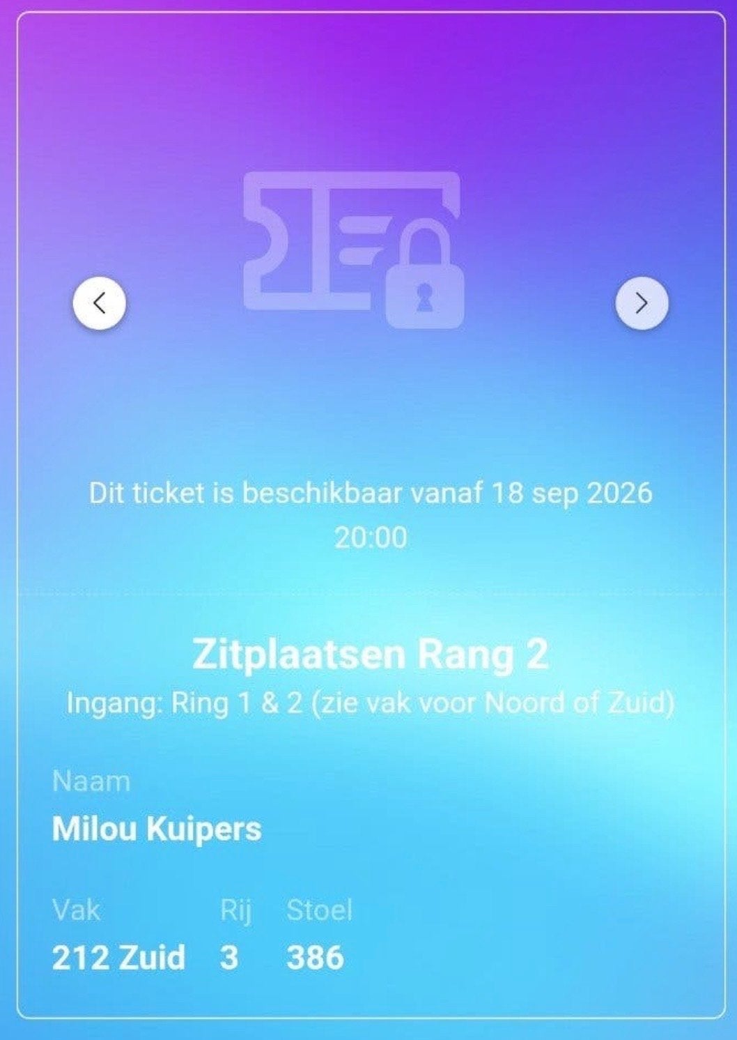 2 kaartjes voor de streamers. Zondag 20 sept 20.00u., Twee personen, September