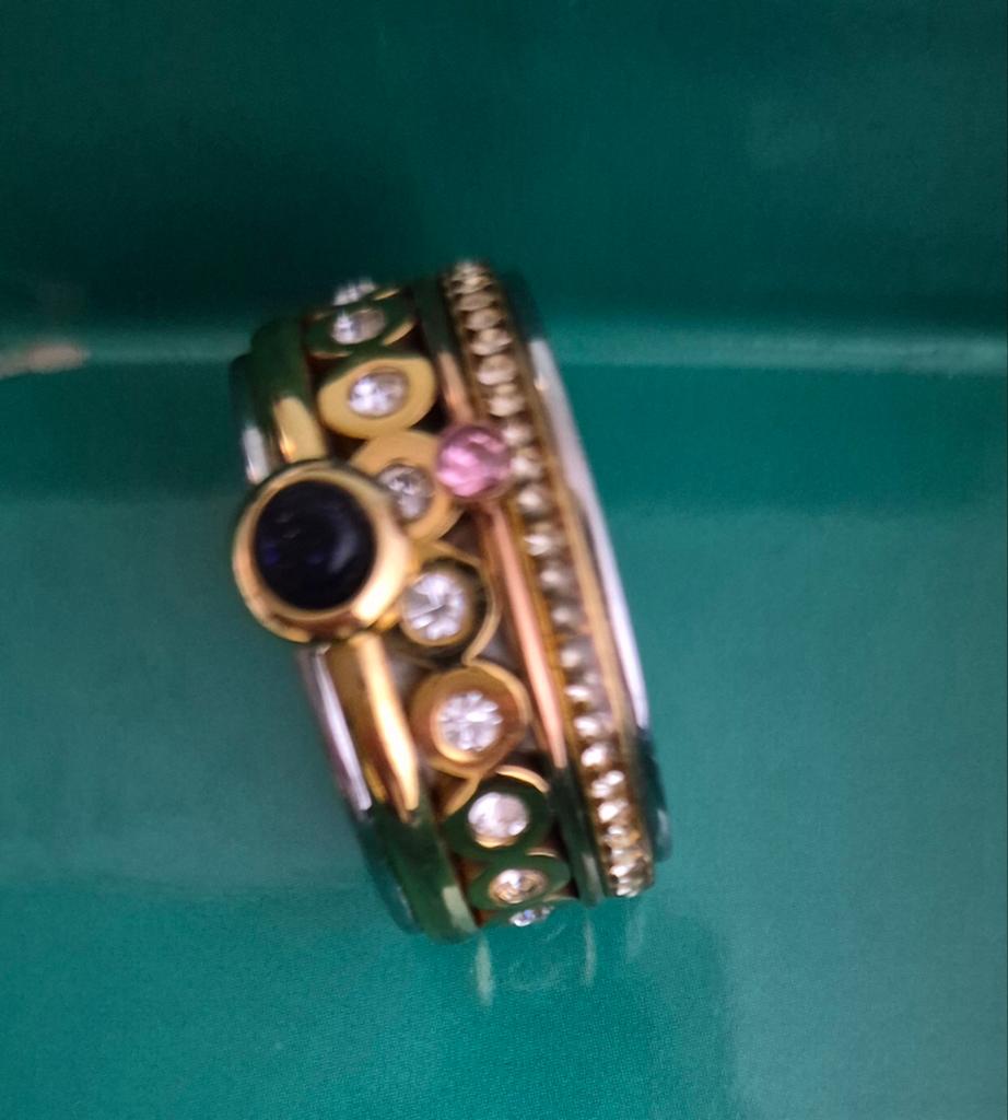 Ixxxi ring maat 19, Sieraden, Tassen en Uiterlijk, Ringen, 19 tot 20, Ophalen of Verzenden, Zo goed als nieuw, Dame