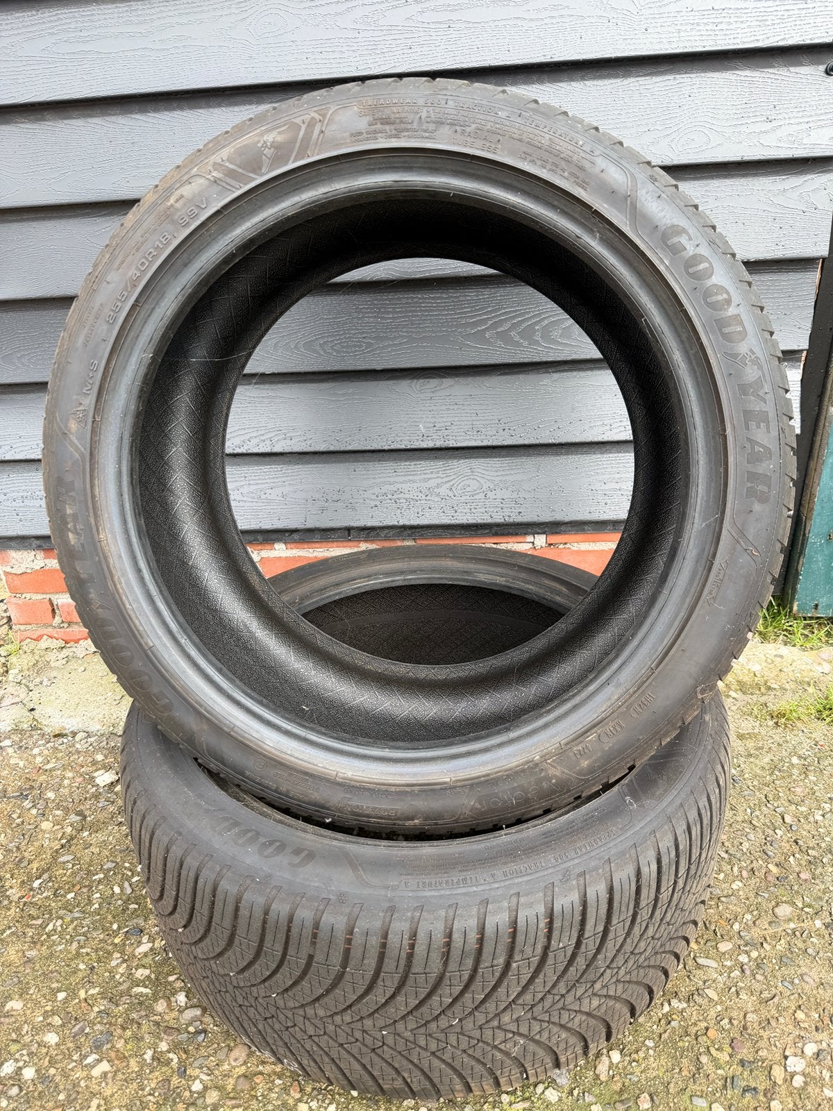 Goodyear all season banden 255/40 R18, 245 mm, 17 inch, Ophalen of Verzenden, Band(en)