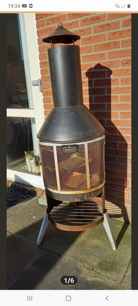 BUCCAN BBQ en Haard - Tuinhaard en Grill in één, Ophalen