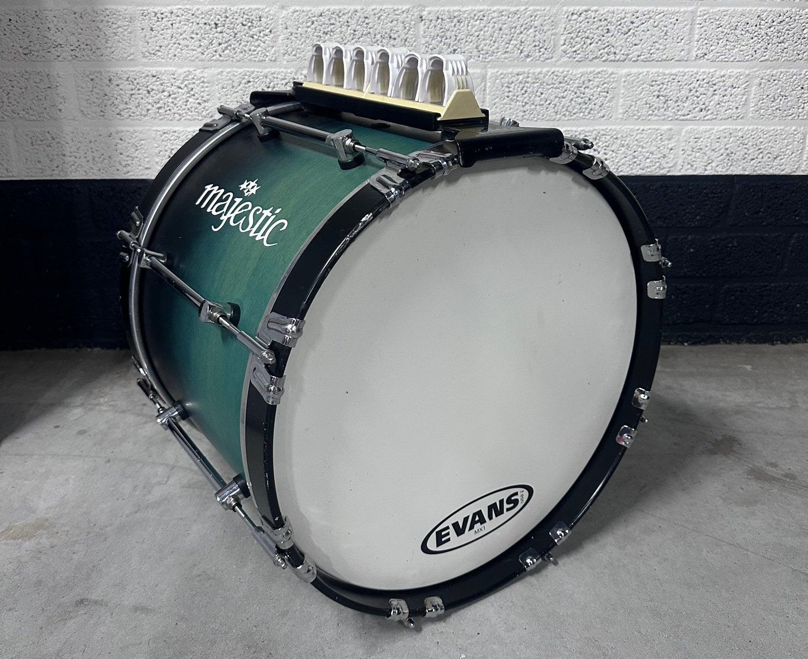 Majestic XTD 18 inch marching bassdrum, Ophalen of Verzenden, Gebruikt, Drums of Percussie