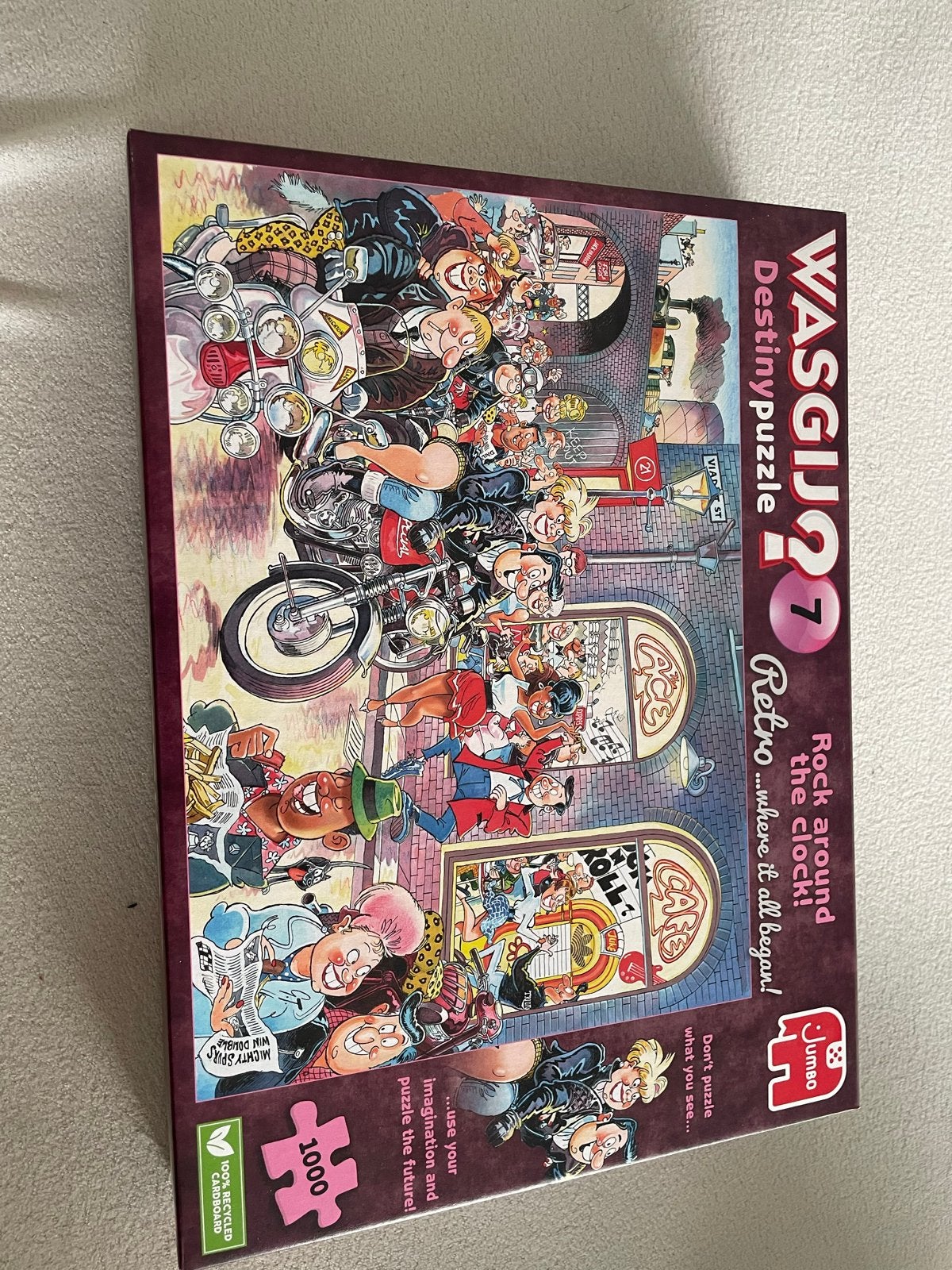 WASGIJ? Destiny 2 Retro - Rock around the clock! 1000 stukje, Verzenden, 500 t/m 1500 stukjes, Zo goed als nieuw, Legpuzzel