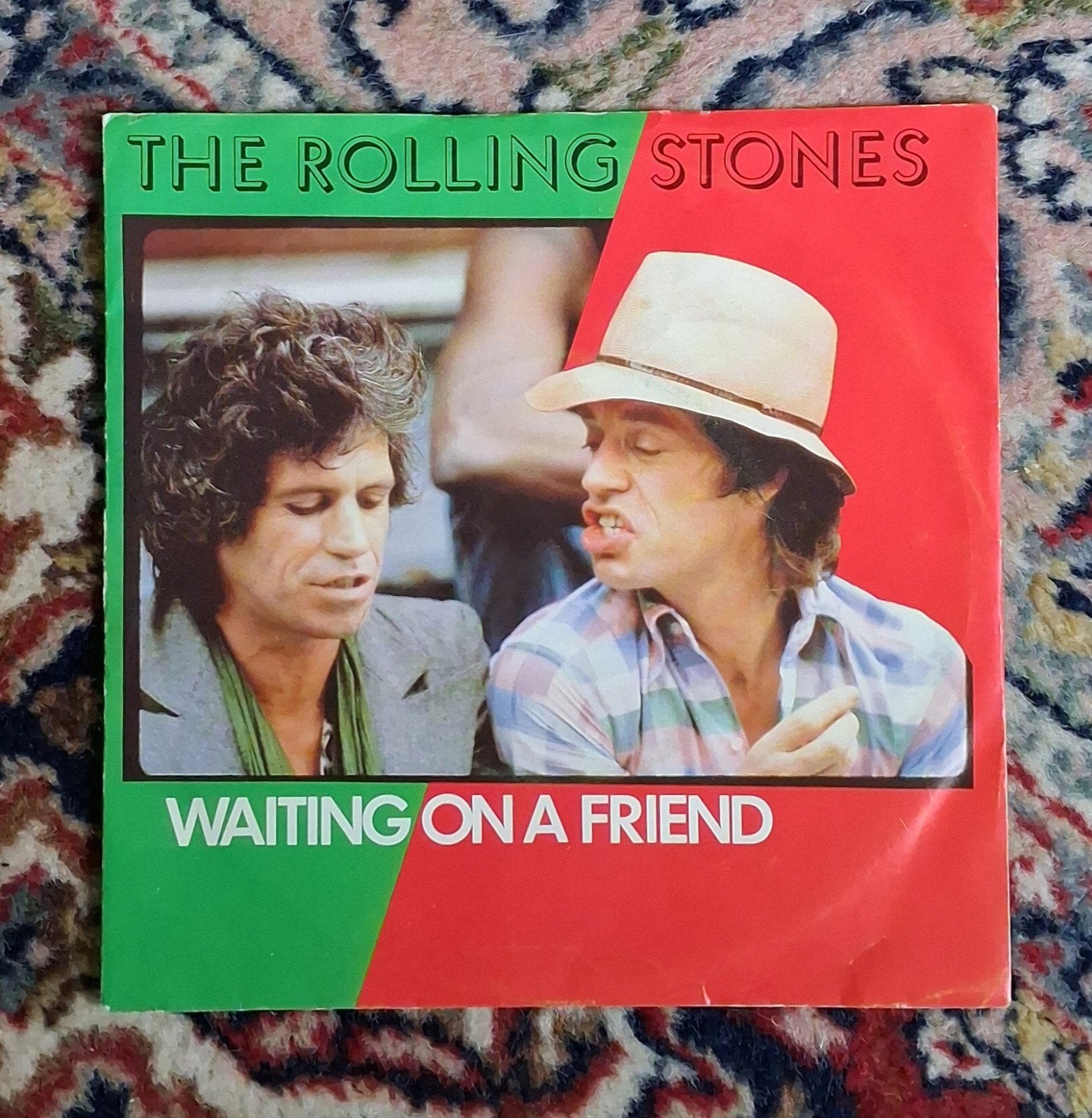 The Rolling Stones - Waiting on a Friend (Single), Gebruikt, 7 inch, Ophalen of Verzenden, EP