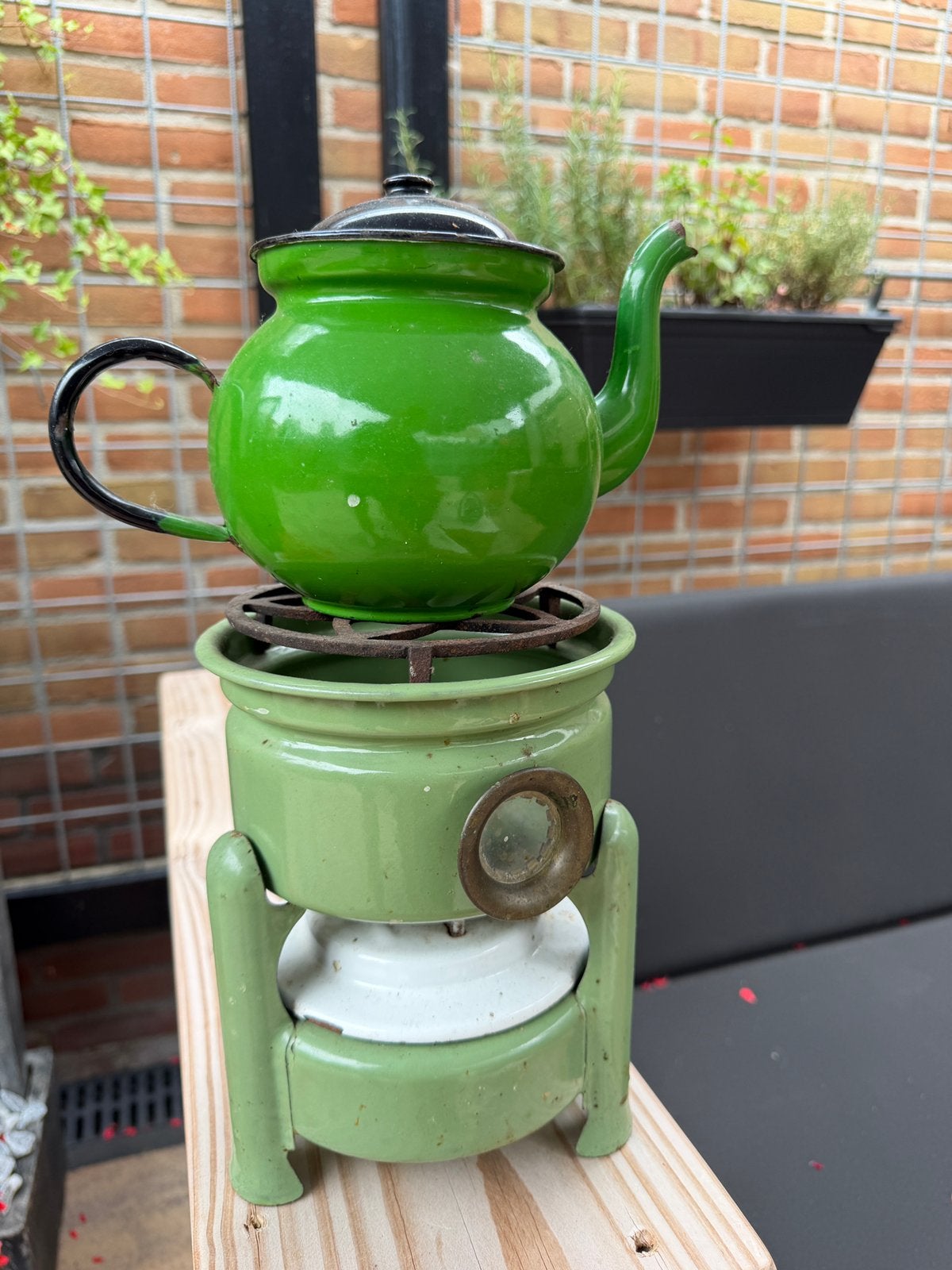 Kookstelletje vintage, Antiek en Kunst, Ophalen of Verzenden