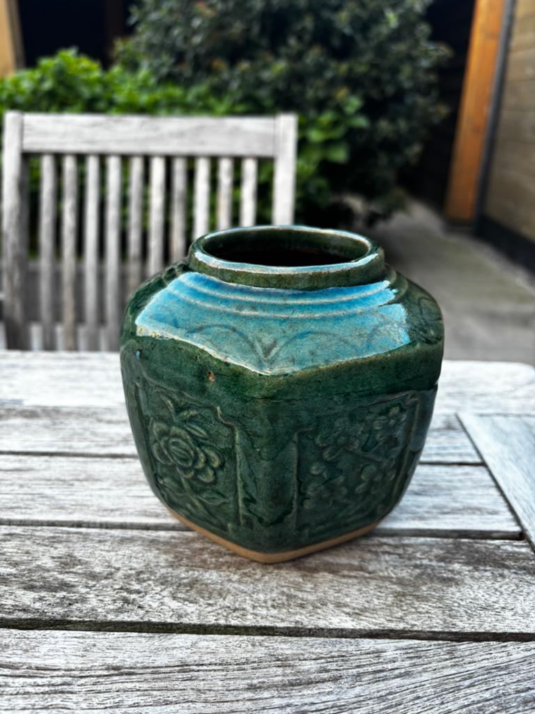 Groene gemberpot, Ophalen of Verzenden