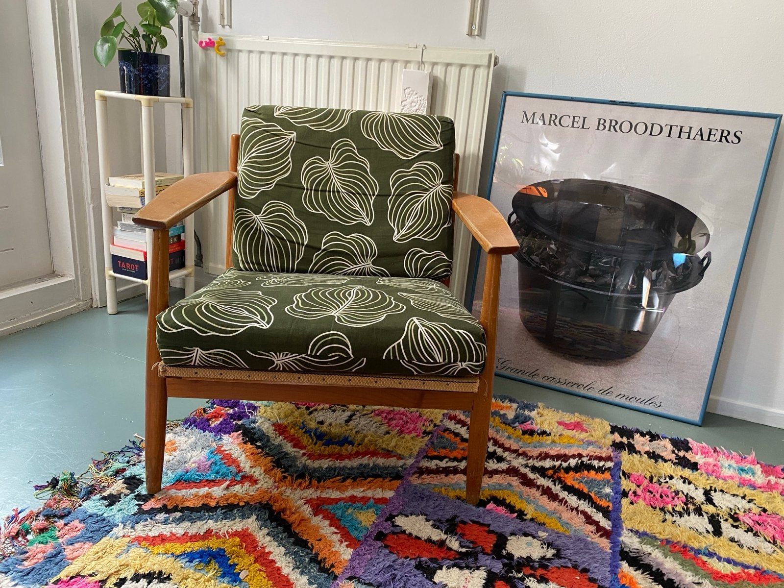 Vintage Mid-Century Teak Stoel uit de jaren '60, Ophalen