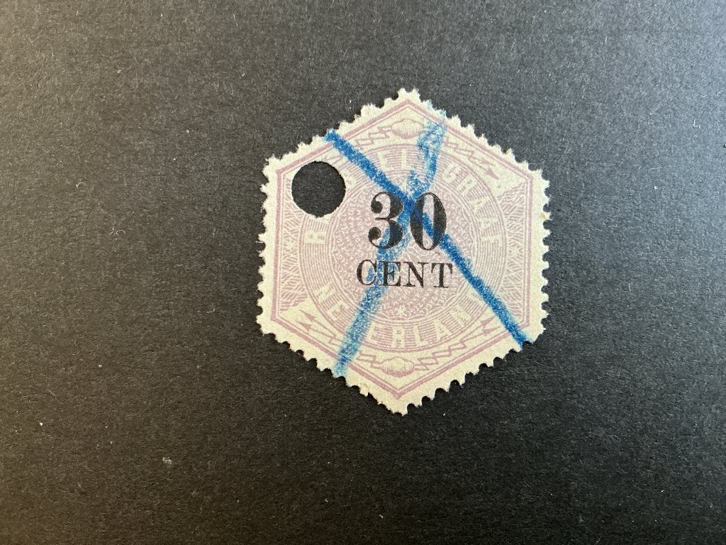 Telegram gebruikt nr. 8, Verzenden, T/m 1940, Gestempeld
