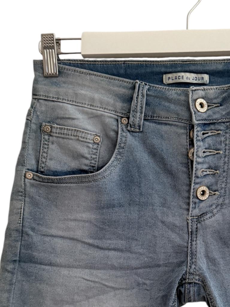 Place du Jour korte broek S, Kort, Blauw, Ophalen of Verzenden, Zo goed als nieuw