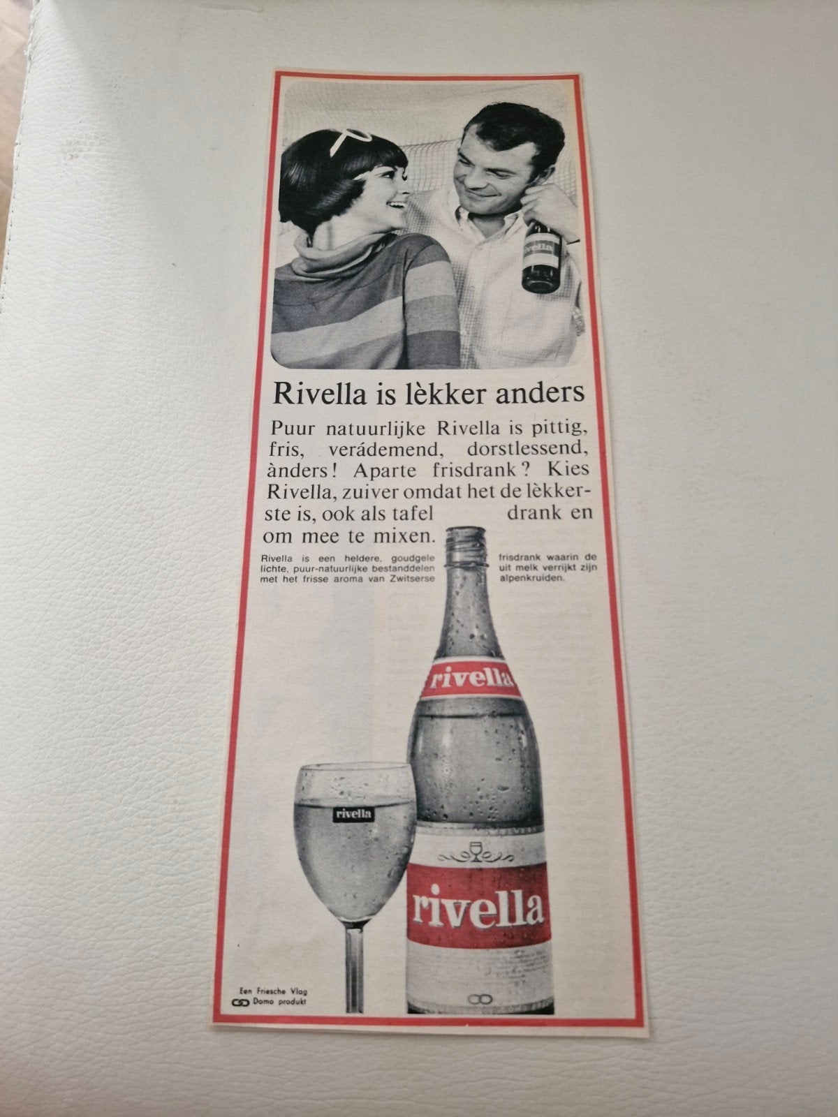 21 Vintage Rivella Advertenties - 32x12 cm, Ophalen of Verzenden