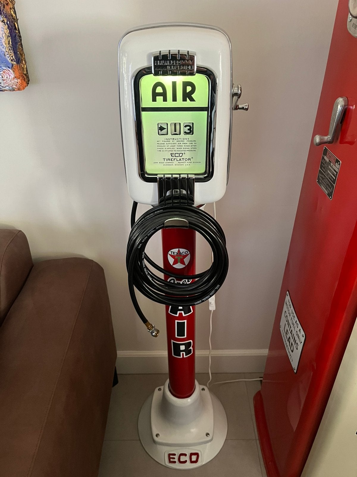 Eco air meter bennett texaco usa, Verzamelen, Ophalen, Zo goed als nieuw