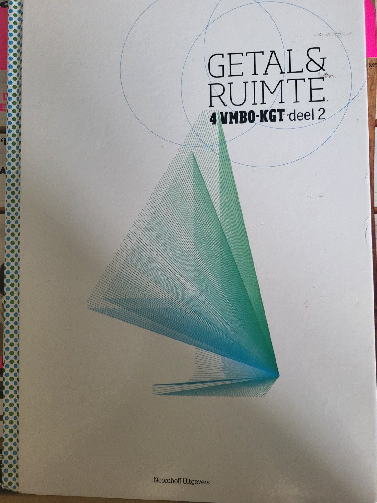 Getal & Ruimte 4 VMBO-KGT deel 2 - 10e editie, Boeken, VMBO, Wiskunde A, Ophalen of Verzenden, Zo goed als nieuw