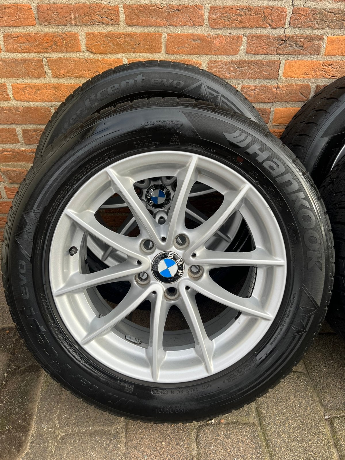 Winterbanden BMW x3 235/55 R17, Gebruikt, Velg(en), 17 inch, 235 mm