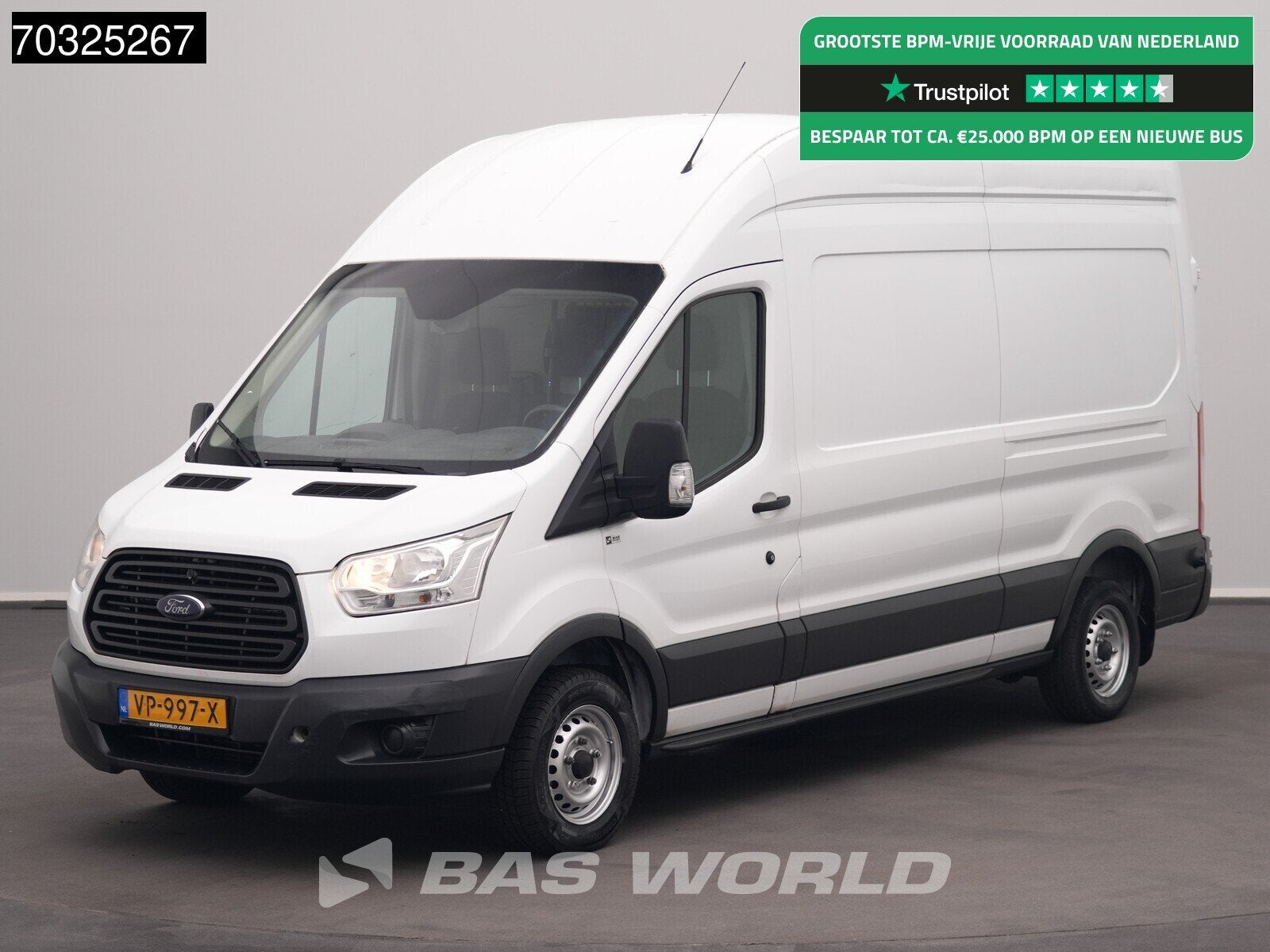 Ford Transit 100pk L3H3 Trekhaak Euro6 Hoog Dak Hohes Dach H, Euro 5, Stof, 4 cilinders, 100 pk