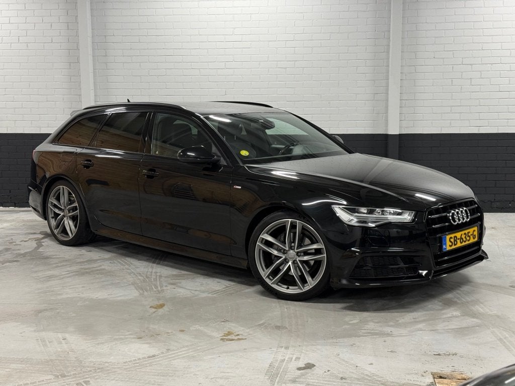 Audi A6 Avant 2.0 TDI u 3x S line Black Edition, Pano, Camer, Auto's, Audi, Bedrijf, Te koop, A6, ABS, Airbags, Airconditioning