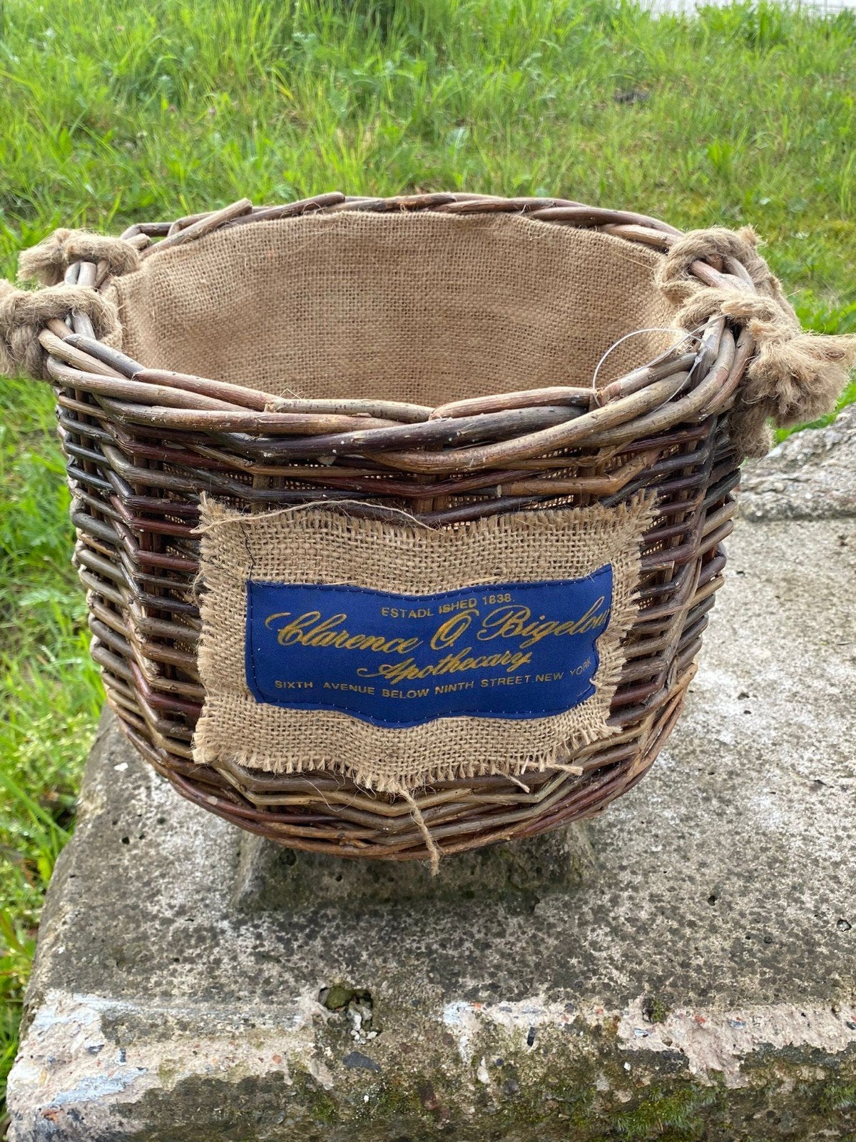 te koop nieuwe h&s mand, Ophalen, Nieuw, Rond, Riet